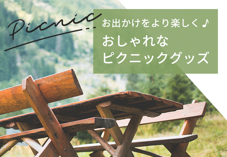 お出かけをより楽しく おしゃれなピクニックグッズ 札幌の家具 インテリア Inzone